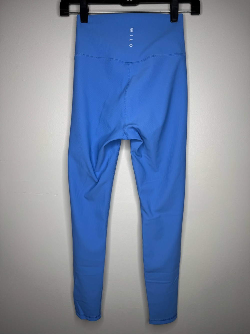 High-Waist Blue Leggings for Women - Picture 2 of 7